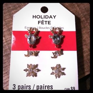 Christmas Winter Holiday ❄️ post earrings set